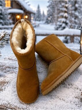Koolaburra by Ugg Booties winter cozy warm wool boots size 7